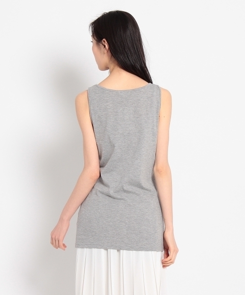 HusHusH(ハッシュアッシュ)の「ビジュー付きタンクトップ(タンクトップ・レディース・ホワイト/グレー/ブルー/ブルー系1・01/03/02)」の7枚目の写真