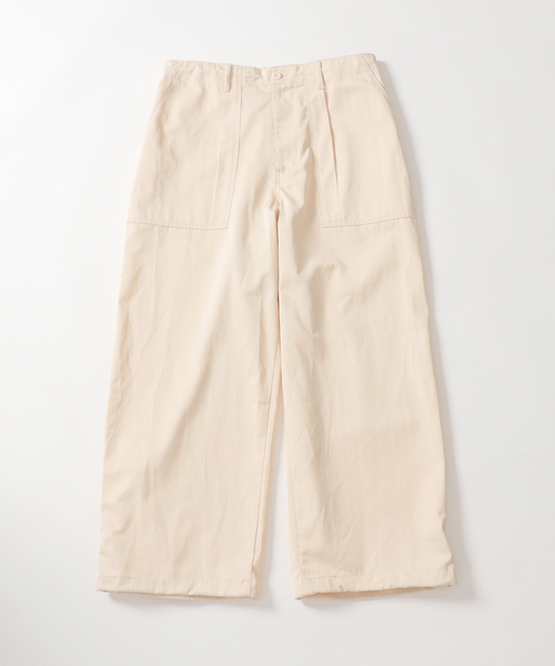 B.C STOCK(ベーセーストック)の「TCチノベイカーパンツ(その他パンツ・メンズ・カーキ/アイボリー・MEDIUM/LARGE)」の1枚目の写真