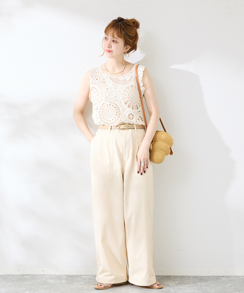 B.C STOCK(ベーセーストック)の「TCチノベイカーパンツ(その他パンツ・メンズ・カーキ/アイボリー・MEDIUM/LARGE)」の11枚目の写真