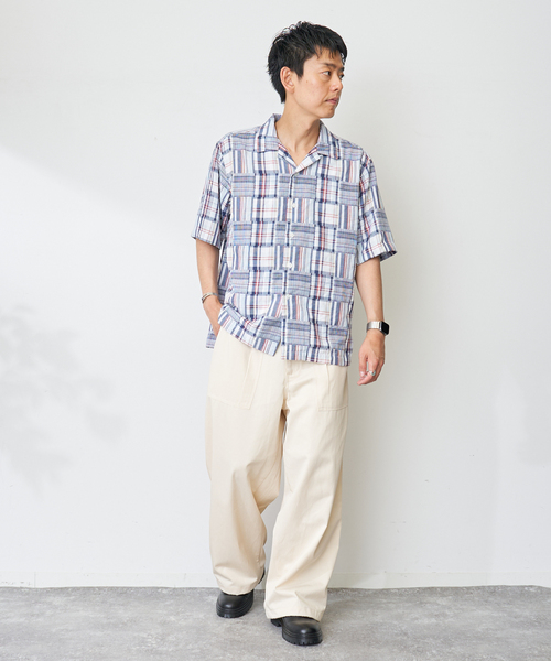 B.C STOCK(ベーセーストック)の「TCチノベイカーパンツ(その他パンツ・メンズ・カーキ/アイボリー・MEDIUM/LARGE)」の17枚目の写真