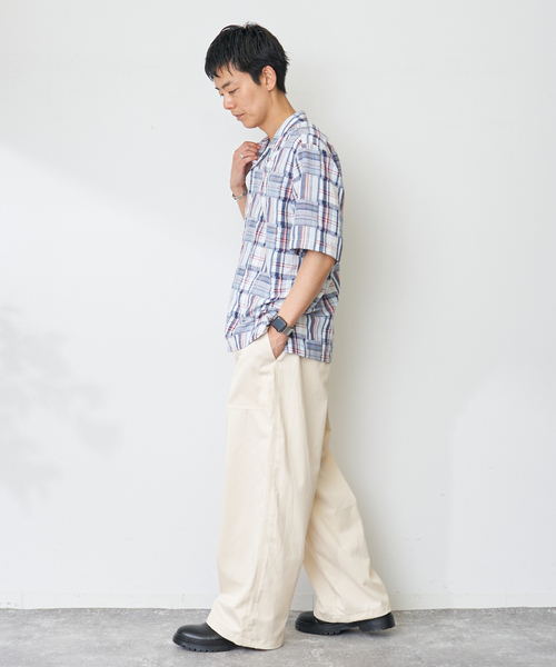 B.C STOCK(ベーセーストック)の「TCチノベイカーパンツ(その他パンツ・メンズ・カーキ/アイボリー・MEDIUM/LARGE)」の18枚目の写真