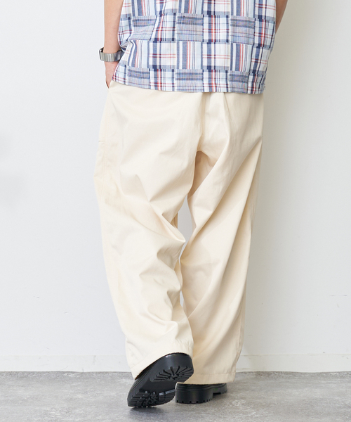 B.C STOCK(ベーセーストック)の「TCチノベイカーパンツ(その他パンツ・メンズ・カーキ/アイボリー・MEDIUM/LARGE)」の22枚目の写真