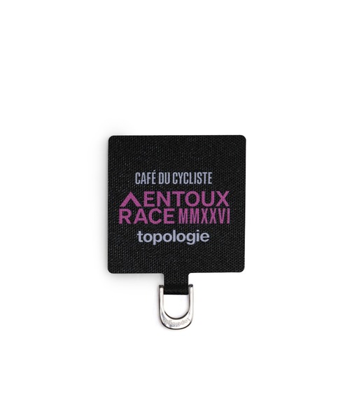 Topologie(トポロジー)の「Topologie x Cafe du Cycliste Phone Strap Adapter(スマホグッズ・レディース・ピンク/ブラック・ONE SIZE)」の2枚目の写真