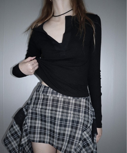 CladdA（クラタ）の「basic open t（Tシャツ/カットソー・レディース・アイボリー・FREE）」の13枚目の写真