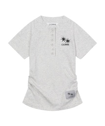 メリア ヘンリーネック ナグラン シャーリング 半袖Tシャツ (2カラー)