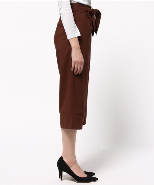 OUTLET（アウトレット）の「【WHO'S WHO gallery】SVペルテッドワイドパンツ（その他パンツ・レディース・ベージュ/ブラウン/グレー・FREE）」の5枚目の写真