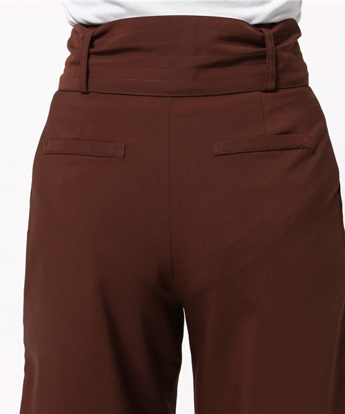 OUTLET（アウトレット）の「【WHO'S WHO gallery】SVペルテッドワイドパンツ（その他パンツ・レディース・ベージュ/ブラウン/グレー・FREE）」の8枚目の写真