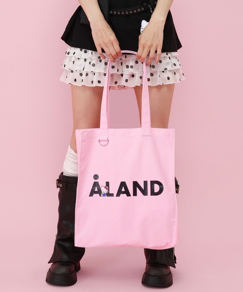 ALAND（エーランド）の「【ハローキティ】Ｄリングマチツキトート（トートバッグ・レディース・ピンク/ブラック/ブルー/ホワイト・FREE）」の4枚目の写真