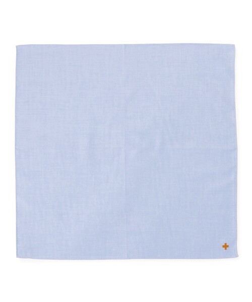 BEAMS PLUS（ビームスプラス）の「Handkerchief Oxford（ハンカチ/ハンドタオル・メンズ・ホワイト/ブルー・ONE SIZE）」の2枚目の写真