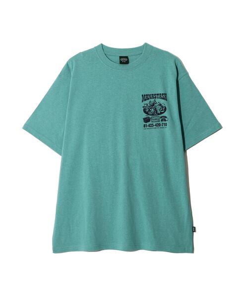 MANASTASH(マナスタッシュ)の「MANASTASH/マナスタッシュ/SUPERMARKET HEMP TEE(Tシャツ/カットソー・メンズ・ブラック/ホワイト/グリーン系その他3・L/M/XL/S)」の3枚目の写真