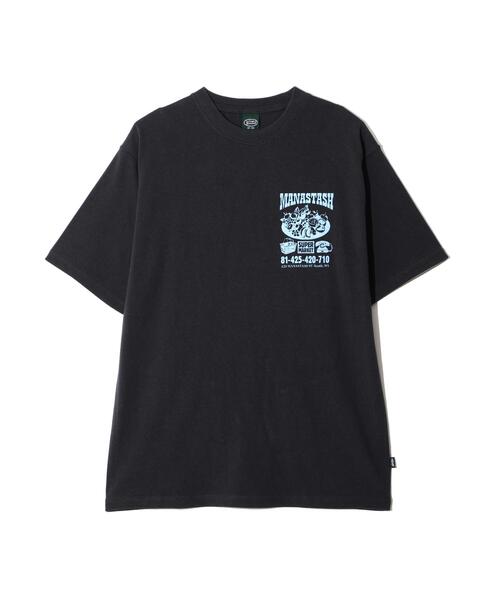 MANASTASH(マナスタッシュ)の「MANASTASH/マナスタッシュ/SUPERMARKET HEMP TEE(Tシャツ/カットソー・メンズ・ブラック/ホワイト/グリーン系その他3・L/M/XL/S)」の6枚目の写真