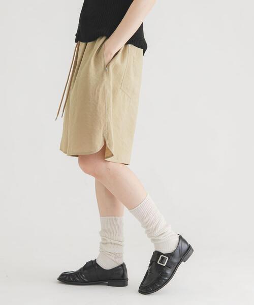 KBF(ケイビーエフ)の「ウエストコードショートパンツ(その他パンツ・レディース・ベージュ/ブラック・ONE)」の18枚目の写真