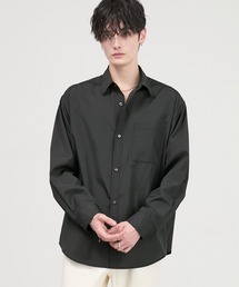 CIYOT（シヨウト）の「【CIYOT】コンフォートブロードクロス ルーズベーシック レギュラーカラーシャツ<イージーケア>（シャツ/ブラウス）」
