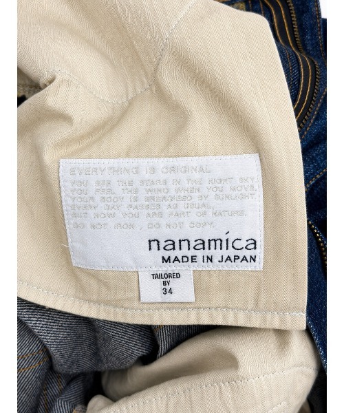 THE TOKYO（ザトウキョウ）の「【nanamica / ナナミカ】S26FC076 Selvage Denim Straight Pants（デニムパンツ・メンズ・ライトブルー・34inch/30inch/32inch）」の7枚目の写真