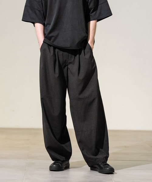 CITY TOKYO(シティトウキョウ)の「【CITY TOKYO/シティートーキョー】Cool-flex バルーンパンツ(その他パンツ・メンズ・カーキ/ブラック・1/2)」の1枚目の写真