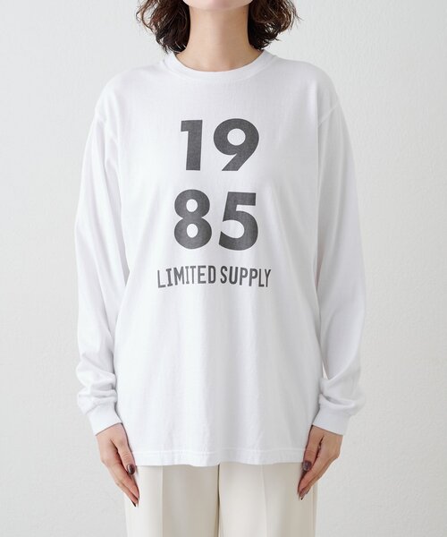 Whim Gazette（ウィムガゼット）の「1985ロンTEE（Tシャツ/カットソー・レディース・ブラウン/オフホワイト・FREE）」の15枚目の写真