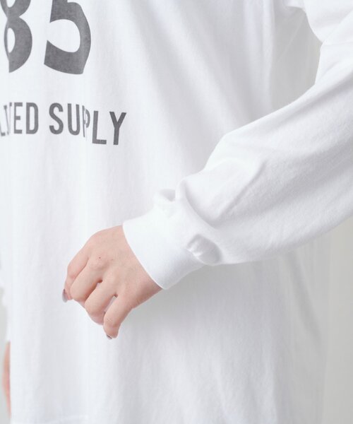 Whim Gazette（ウィムガゼット）の「1985ロンTEE（Tシャツ/カットソー・レディース・ブラウン/オフホワイト・FREE）」の11枚目の写真