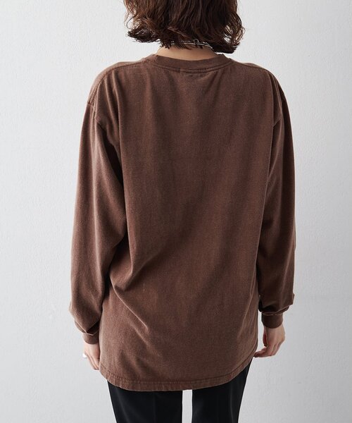 Whim Gazette（ウィムガゼット）の「1985ロンTEE（Tシャツ/カットソー・レディース・ブラウン/オフホワイト・FREE）」の19枚目の写真