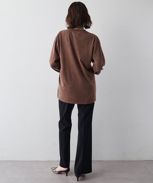 Whim Gazette（ウィムガゼット）の「1985ロンTEE（Tシャツ/カットソー・レディース・ブラウン/オフホワイト・FREE）」の20枚目の写真