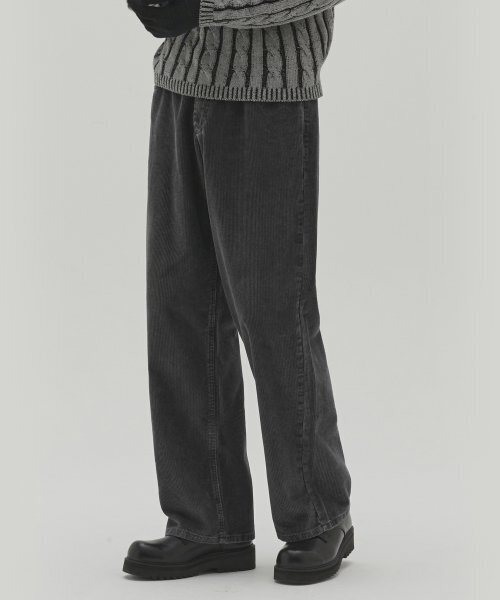 SECONDMONO(セカンドモノローグ)の「コーデュロイワイドパンツダークグレー_SEPT030DGRAY(その他パンツ・レディース・その他・28/30/34/32/26)」の5枚目の写真