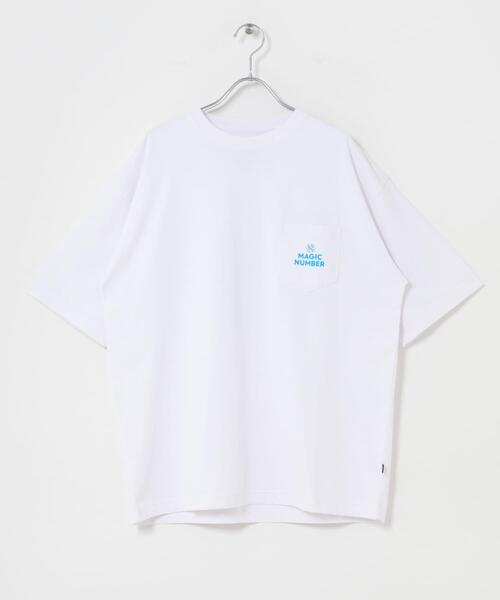 MAGIC NUMBER（マジック ナンバー）の「『別注』UpDRIFT×MAGIC NUMBER×Sonny LabelコラボT１（Tシャツ/カットソー・メンズ・ブルー/ブラック/レッド・SMALL/MEDIUM/LARGE）」の18枚目の写真