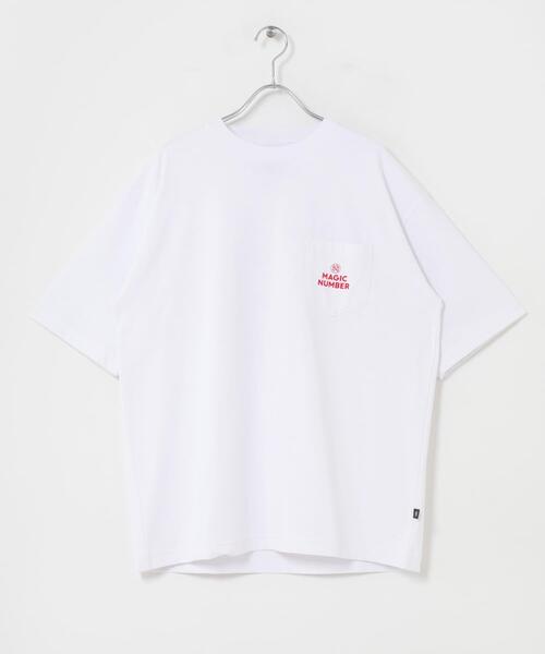 MAGIC NUMBER（マジック ナンバー）の「『別注』UpDRIFT×MAGIC NUMBER×Sonny LabelコラボT１（Tシャツ/カットソー・メンズ・ブルー/ブラック/レッド・SMALL/MEDIUM/LARGE）」の10枚目の写真