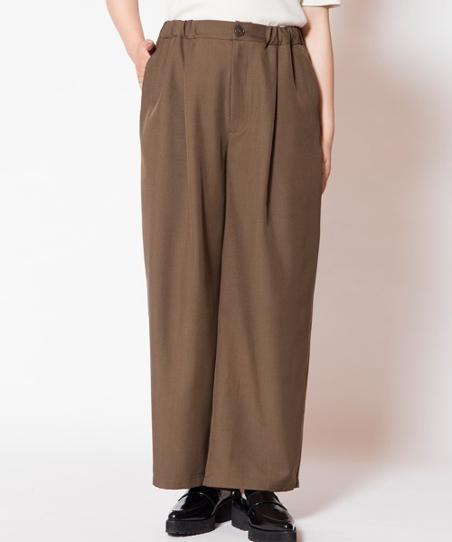 OSMOSIS(オズモーシス)の「バックラップパンツ(その他パンツ・レディース・グレー/ブラウン/ブラック・ONE SIZE)」の3枚目の写真