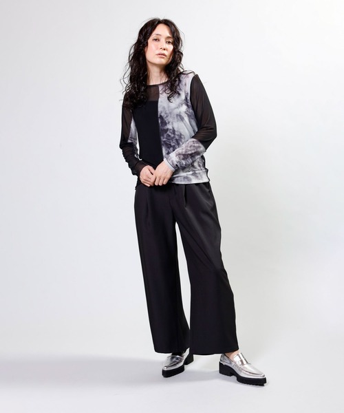 OSMOSIS(オズモーシス)の「バックラップパンツ(その他パンツ・レディース・グレー/ブラウン/ブラック・ONE SIZE)」の4枚目の写真