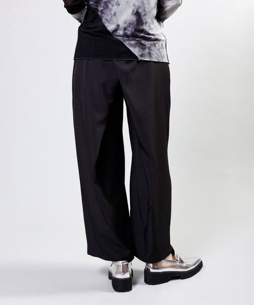OSMOSIS(オズモーシス)の「バックラップパンツ(その他パンツ・レディース・グレー/ブラウン/ブラック・ONE SIZE)」の7枚目の写真
