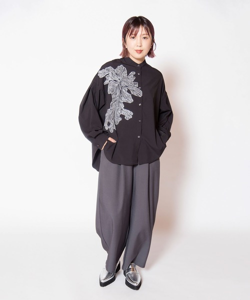 OSMOSIS(オズモーシス)の「バックラップパンツ(その他パンツ・レディース・グレー/ブラウン/ブラック・ONE SIZE)」の12枚目の写真