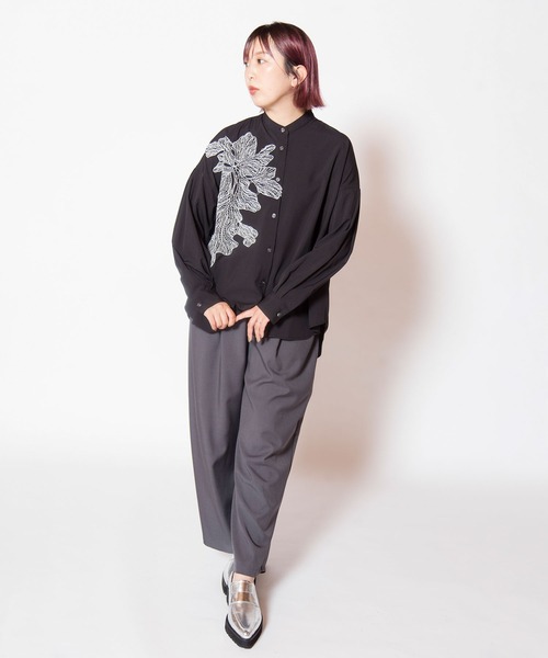 OSMOSIS(オズモーシス)の「バックラップパンツ(その他パンツ・レディース・グレー/ブラウン/ブラック・ONE SIZE)」の13枚目の写真