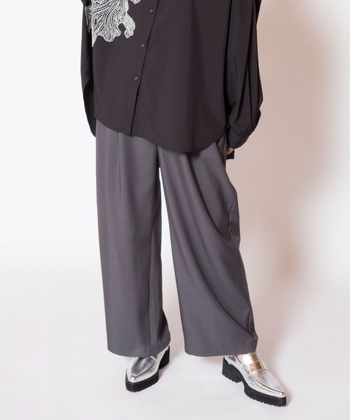 OSMOSIS(オズモーシス)の「バックラップパンツ(その他パンツ・レディース・グレー/ブラウン/ブラック・ONE SIZE)」の14枚目の写真