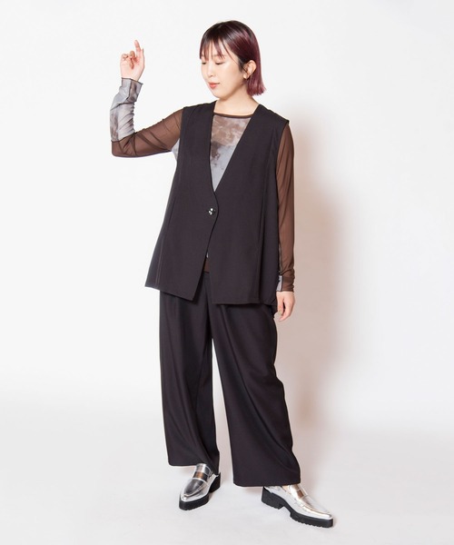 OSMOSIS(オズモーシス)の「バックラップパンツ(その他パンツ・レディース・グレー/ブラウン/ブラック・ONE SIZE)」の18枚目の写真