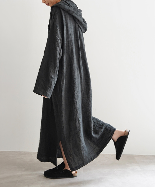 JOURNAL STANDARD LUXE(ジャーナルスタンダード ラックス)の「MATEY's フードワンピース(ワンピース・レディース・ブラック・FREE)」の21枚目の写真
