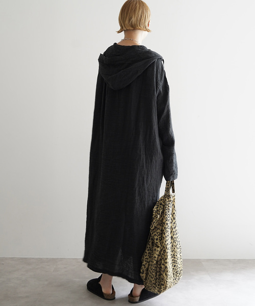 JOURNAL STANDARD LUXE(ジャーナルスタンダード ラックス)の「MATEY's フードワンピース(ワンピース・レディース・ブラック・FREE)」の22枚目の写真