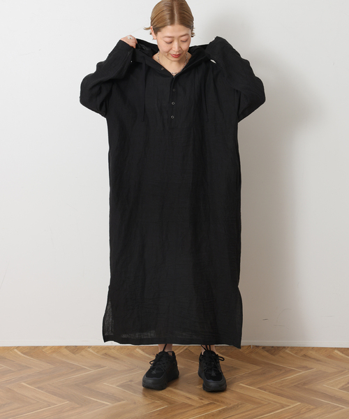 JOURNAL STANDARD LUXE(ジャーナルスタンダード ラックス)の「MATEY's フードワンピース(ワンピース・レディース・ブラック・FREE)」の15枚目の写真