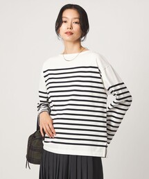 バスクボーダー ロングスリーブ プルオーバー カットソー