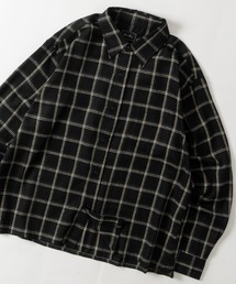 GLOVE HOUSE（グローブハウス）の「【a】TCオンブレ ネルチェック クロップド スクエアシャツ ショート丈/ユニセックス/メンズ/レディース（シャツ/ブラウス）」
