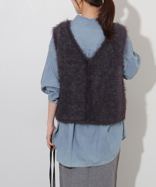 JOURNAL STANDARD relume(ジャーナルスタンダード レリューム)の「《追加2》ライトデニムオーバーサイズシャツ(シャツ/ブラウス・レディース・ブルー/サックスブルー・FREE)」の15枚目の写真