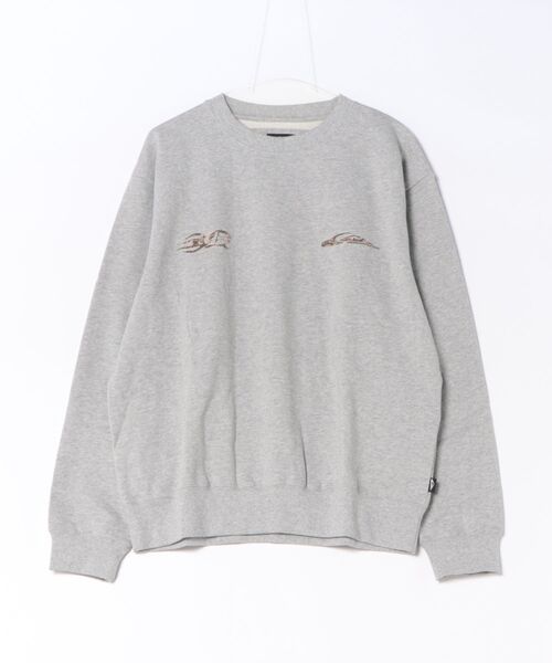 Quiksilver(クイックシルバー)の「QUIKSILVER メンズ MERCURY SWEAT CREW トレーナー 【2026年秋冬モデル】(スウェット・メンズ・ブラック/グレー/カーキ・SMALL/MEDIUM/LARGE/X-LARGE)」の2枚目の写真