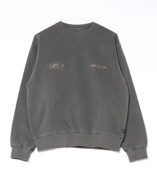 Quiksilver(クイックシルバー)の「QUIKSILVER メンズ MERCURY SWEAT CREW トレーナー 【2026年秋冬モデル】(スウェット・メンズ・ブラック/グレー/カーキ・SMALL/MEDIUM/LARGE/X-LARGE)」の1枚目の写真