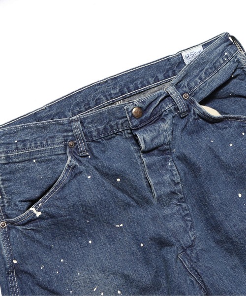 orSlow(オアスロウ)の「orSlow/オアスロウ MEN'S PAINTER PANTS PAINT デニムパンツ ペインターパンツ ワイド ロールアップ メンズ ワーク ミリタリー 2026年秋冬 秋服(デニムパンツ・メンズ・ライトインディゴブルー・2/4/3)」の13枚目の写真