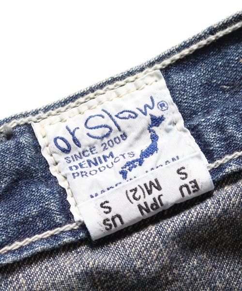 orSlow(オアスロウ)の「orSlow/オアスロウ MEN'S PAINTER PANTS PAINT デニムパンツ ペインターパンツ ワイド ロールアップ メンズ ワーク ミリタリー 2026年秋冬 秋服(デニムパンツ・メンズ・ライトインディゴブルー・2/4/3)」の10枚目の写真