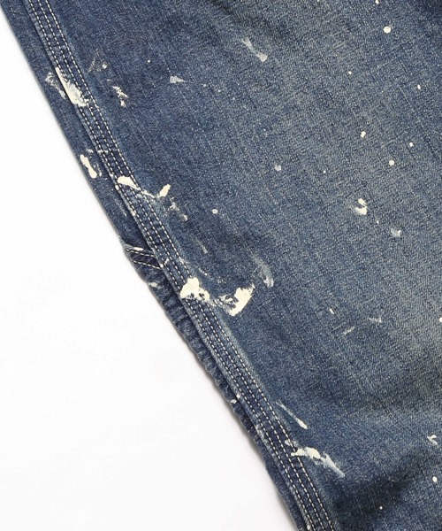 orSlow(オアスロウ)の「orSlow/オアスロウ MEN'S PAINTER PANTS PAINT デニムパンツ ペインターパンツ ワイド ロールアップ メンズ ワーク ミリタリー 2026年秋冬 秋服(デニムパンツ・メンズ・ライトインディゴブルー・2/4/3)」の8枚目の写真