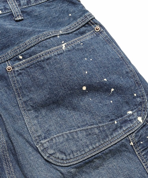 orSlow(オアスロウ)の「orSlow/オアスロウ MEN'S PAINTER PANTS PAINT デニムパンツ ペインターパンツ ワイド ロールアップ メンズ ワーク ミリタリー 2026年秋冬 秋服(デニムパンツ・メンズ・ライトインディゴブルー・2/4/3)」の6枚目の写真