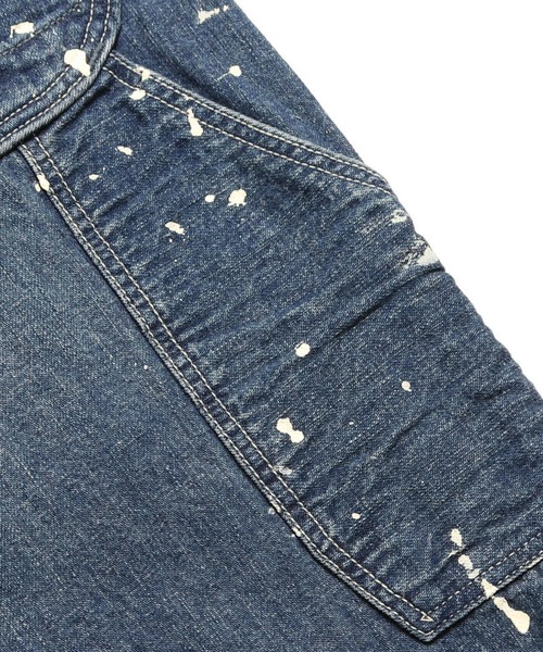 orSlow(オアスロウ)の「orSlow/オアスロウ MEN'S PAINTER PANTS PAINT デニムパンツ ペインターパンツ ワイド ロールアップ メンズ ワーク ミリタリー 2026年秋冬 秋服(デニムパンツ・メンズ・ライトインディゴブルー・2/4/3)」の5枚目の写真