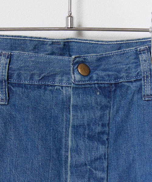 orSlow(オアスロウ)の「orSlow/オアスロウ MEN'S PAINTER PANTS PAINT デニムパンツ ペインターパンツ ワイド ロールアップ メンズ ワーク ミリタリー 2026年秋冬 秋服 冬服(デニムパンツ・メンズ・ライトインディゴブルー・2/4/3)」の14枚目の写真