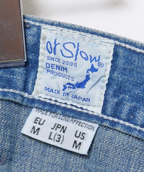 orSlow(オアスロウ)の「orSlow/オアスロウ MEN'S PAINTER PANTS PAINT デニムパンツ ペインターパンツ ワイド ロールアップ メンズ ワーク ミリタリー 2026年秋冬 秋服 冬服(デニムパンツ・メンズ・ライトインディゴブルー・2/4/3)」の20枚目の写真