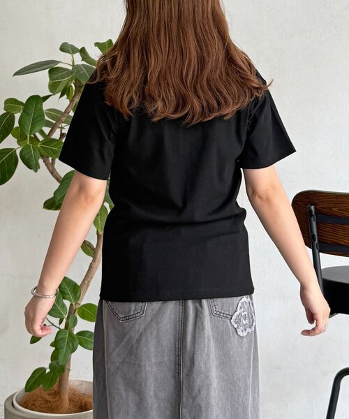 U.S. POLO ASSN.(ユーエスポロアッスン)の「コンパクトリブヘンリーT(Tシャツ/カットソー・メンズ・グレー/ブラック/ブラウン/ホワイト・LARGE/MEDIUM)」の9枚目の写真