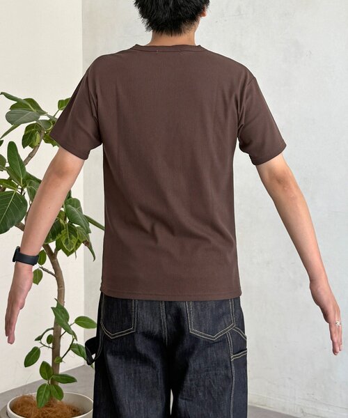 U.S. POLO ASSN.(ユーエスポロアッスン)の「コンパクトリブヘンリーT(Tシャツ/カットソー・メンズ・グレー/ブラック/ブラウン/ホワイト・LARGE/MEDIUM)」の6枚目の写真